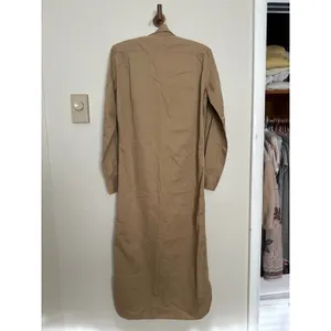 NWT Vintage Ralph Lauren Desert Explorer Maxi Dress Button Up Long Sleeve Tan thumbnail 3