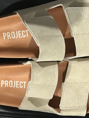 Project Slide Sandals in Light Taupe thumbnail 4