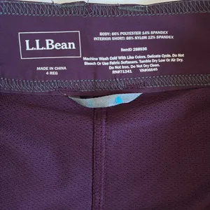 LL Bean Vista Skort Womens 4 Regular Deep Purple Plum Hiking Golf Active‎ Skirt thumbnail 3