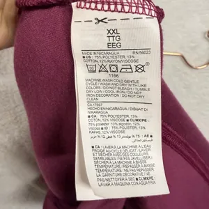 Old Navy XXL Maroon Go-Dry Top Lightweight Activewear Hooded Long Sleeve Layers‎ thumbnail 4
