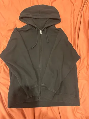 Hollister Zip-Up Hoodie Black thumbnail 1