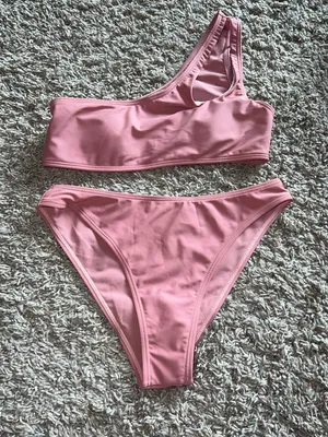 SheIn NWT  One Shoulder Bikini Set thumbnail 1