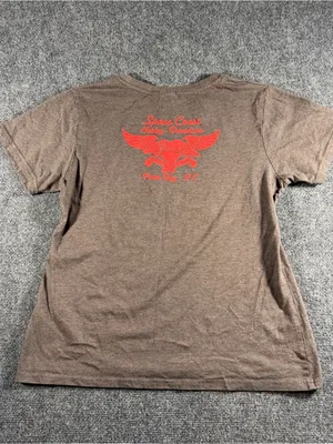 Harley Davidson Space Coast Palm Pay Fl Shiny Iridescent Graphic Tee Gray Large thumbnail 6