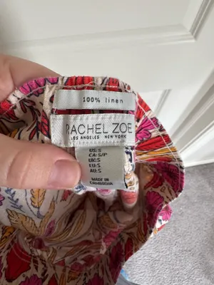 Floral linen pants thumbnail 4