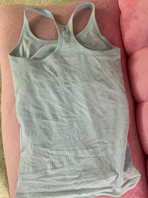 Light Purple Lululemon ribbed tank thumbnail 2