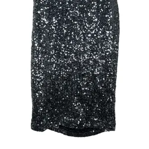 Womens Silver Sequin Bodycon Mini Dress Backless Glam Cocktail Birthday Size M thumbnail 3