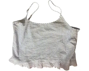 Hollister Blue & White Striped Sleep Top thumbnail 1