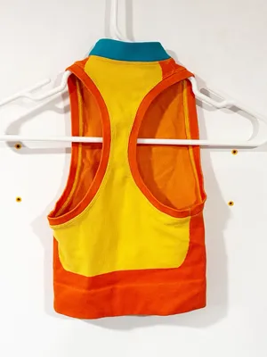 Free People Movement Ribbed Multi Color Colorblock Sleeveless Mock Neck XS/Small thumbnail 4