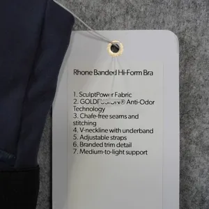 Rhone Banded Hi-Form Bra Navy Blue XS SculptPower GOLDFUSION‎ Sports Bra NWT thumbnail 5