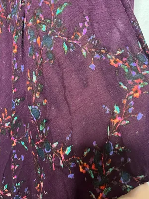 Free People FP One Purple Asymmetrical Hem Livia Maxi Dress Boho Summer READ thumbnail 9