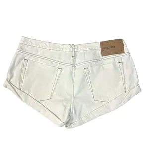 Free People One Teaspoon Bandits Low Waist Denim Shorts White Beauty NWT Size 34 thumbnail 7