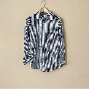 Banana Republic Striped button down Shirt With pockets thumbnail 2
