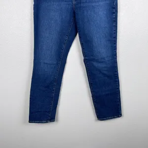 Universal Thread Womens High Rise Straight Leg Dark Wash‎ Blue Jeans Size 8 thumbnail 4