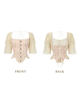 NEW LaceMade Honey Symphony Corset Top Size XS thumbnail 2