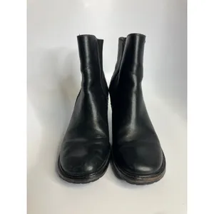 Cole‎ Haan Womens Black Leather Chelsea Heeled Ankle Boots Size 8.5 B thumbnail 2