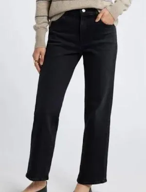 Zara Classic Black Women's Jeans size 24 waist 27 length thumbnail 1