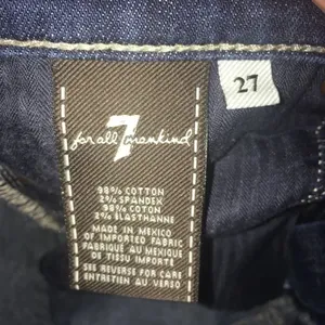7 for All Mankind bootcut dark wash 27 jeans thumbnail 5