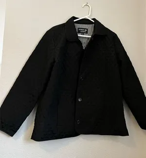 Nordic Lights Quilted Jacket Womens size Large Black thumbnail 1