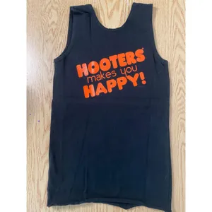B87 #27 New Women’s Hooters Uniform Tank from Dallas Irving Texas Black size Xxs thumbnail 3