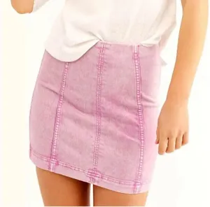 Free People Movement Denim Skirt thumbnail 1