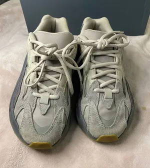 Adidas Yeezy Boost 700 V2 Tephra Gray Low Top Suede Sneakers Mens Size 6.5 thumbnail 1