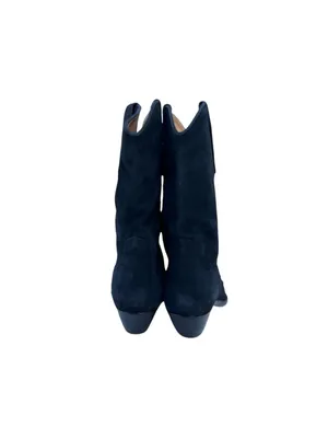 Isabel Marant Duerto 35MM Velvet Calf Leather Suede Cowboy Boots Size EU 36 US 6 thumbnail 10
