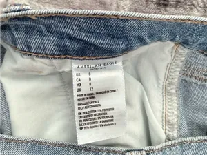American Eagle Outfitters Light Wash Denim Shorts thumbnail 4