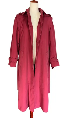 vintage Misty Harbor hooded all-weather trench coat thumbnail 1
