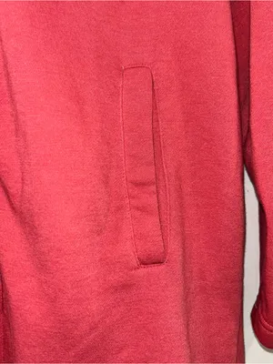 Zenana Outfitters Coral Full-Zip Hooded Long Sweatshirt Women’s M/L thumbnail 3
