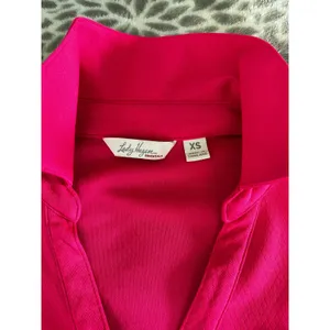 Lady Hagen Hot Pink Golf Polo Shirt XS Tennis Prep Country Club Pickleball Sport thumbnail 2