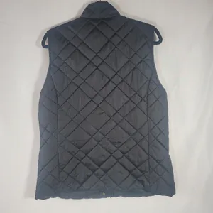 Jones New York Sport Womens Black Quilted Toggle Puffer Vest Size L Unique Hooks thumbnail 2