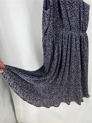 HD in Paris Anthropologie Pleated Halter Dress M‎ Petite thumbnail 6