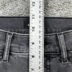 Express Denim Jeans Mid-Rise Skinny 6R Black thumbnail 4