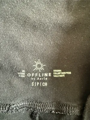 aerie Black size smalls High-Rise Leggings thumbnail 4