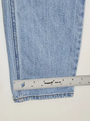 Abercrombie & Fitch Light Wash Ultra High Rise Ankle Straight Jeans Size 0 thumbnail 8