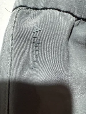 Athleta Gray Wide-Leg Snap Button Pants Large - Comfy & Chic thumbnail 8