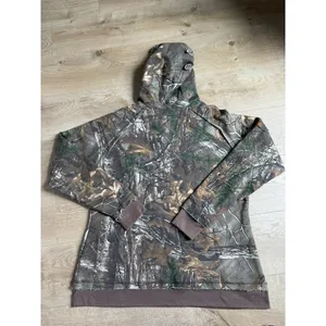 EUC Womens SHE outdoors camo hoodie hunting‎ hiking fleece size XL thumbnail 2