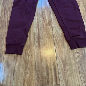 Nike Maroon Sweatpants Joggers Women Size Small Drawstring Athletic thumbnail 3
