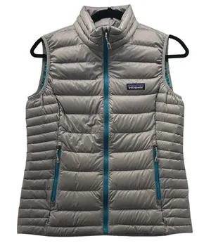 Patagonia Down Puffer Vest Gray‎ Small thumbnail 1