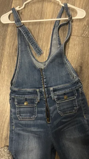 American Eagle Super stretch Flare Overalls thumbnail 5