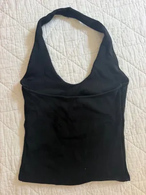 ZARA Black Halter Top thumbnail 2