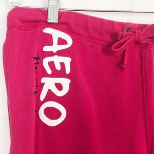 Aeropostale Pants Womens Medium Y2K Retro Throwback Wide Leg Active Lounge thumbnail 4