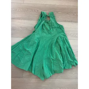 Ces Femme Cotton Sleeveless Jumpsuit Green Pockets Medium thumbnail 5
