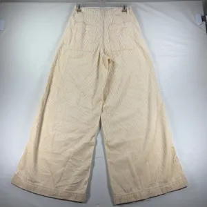 Universal Threads Cream Corduroy Wide Leg Pants High Rise Beige Size 4 NEW thumbnail 3
