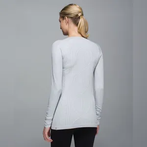 Lululemon Rest Less Pullover Heathered Silver Spoon Knit Size 2 thumbnail 2