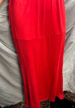 Maxi Skirt In Red Size M thumbnail 1