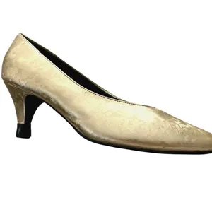 Premiere Collection Carolyn Gold Print Ballroom Dance Shoes Smooth Modern Waltz thumbnail 4