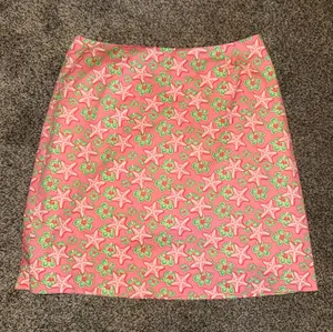 Vineyard Vines Margo Starfish and Hibiscus Print Mini Skirt Size 4 thumbnail 1