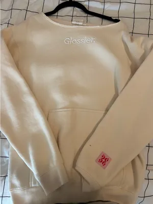 Glossier sweater White Size XS thumbnail 1