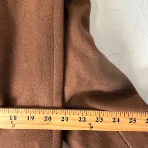 Vintage Max New York Wool Blend Long Coat Brown Large‎ Clean Girl Peppy Academia thumbnail 7